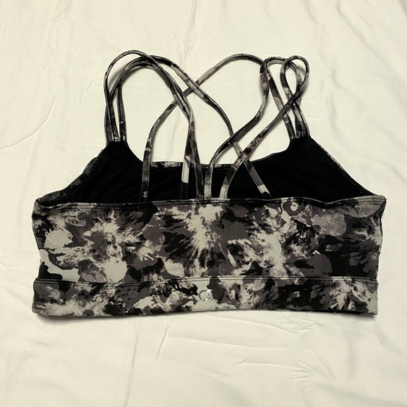 💚 Gapfit | Navy Blue Camouflage Sports Bra - Medium - Picture 4 of 5